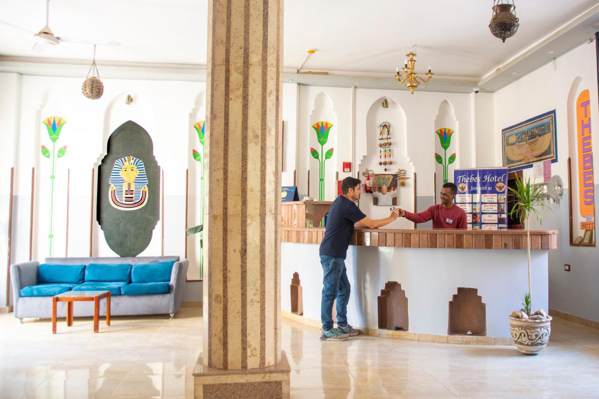 Thebes Hotel Luxor Esterno foto